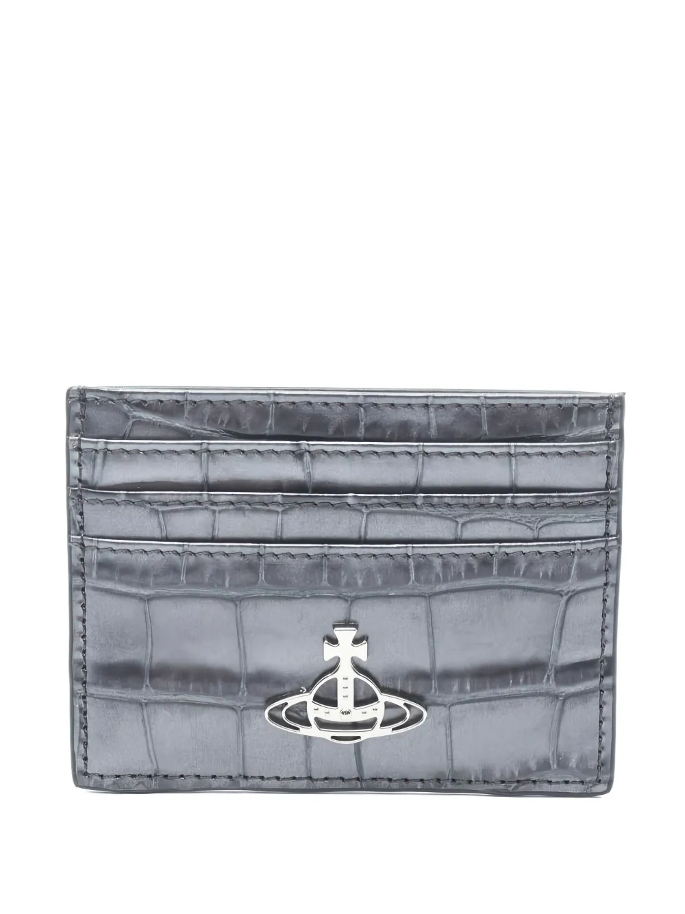 Vivienne Westwood Pre-Owned 2000s logo card holder | Grey | Image 1