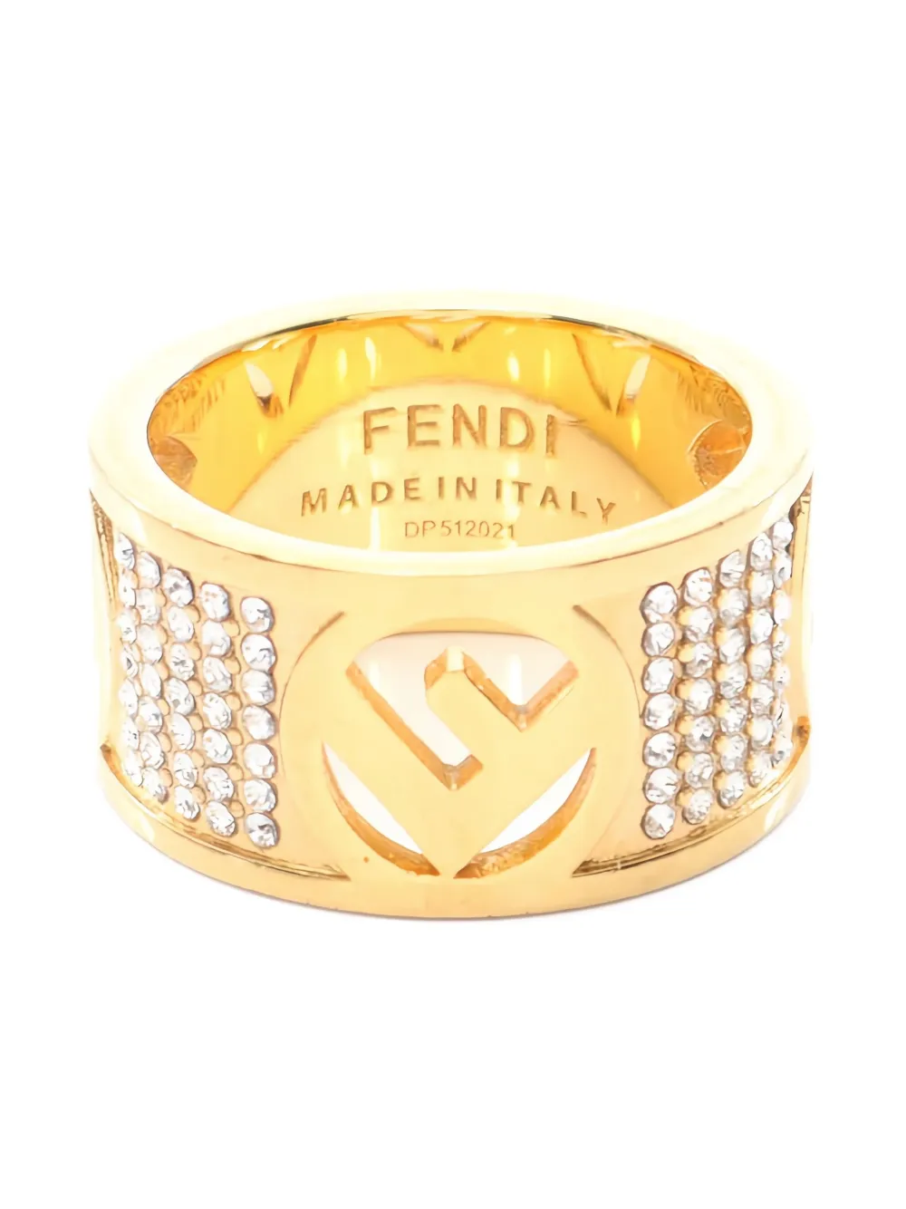 Fendi Pre-Owned 2010s logo ring | Gold | Image 1