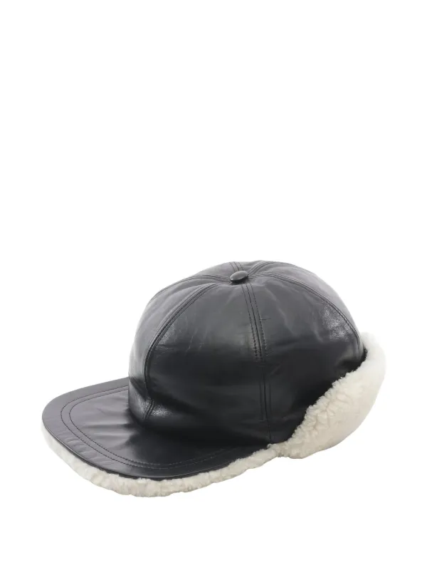 Christian Dior Pre-Owned レザーキャップ | ブラック | FARFETCH JP