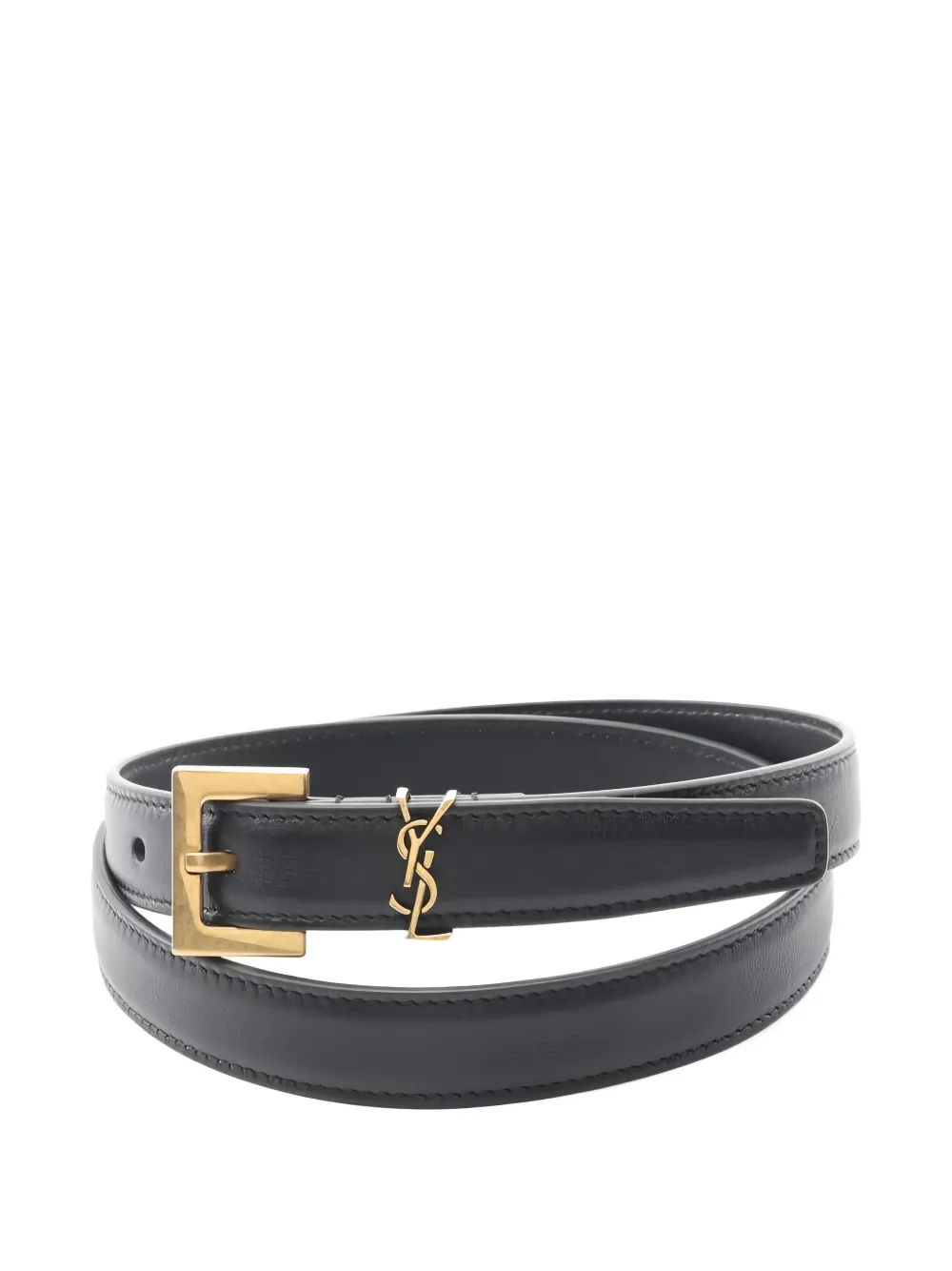 Saint Laurent Pre-Owned cinturón Cassandra 2000 | negro | Image 1
