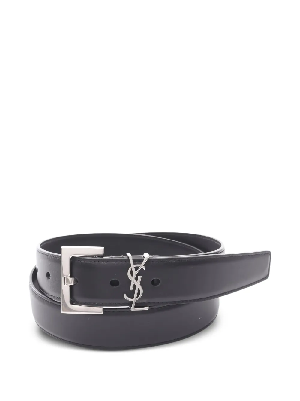 Saint Laurent Pre-Owned 2020s Cassandre belt | Black | Image 1