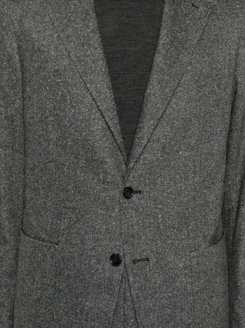 Tagliatore Pak met enkele rij knopen Grijs