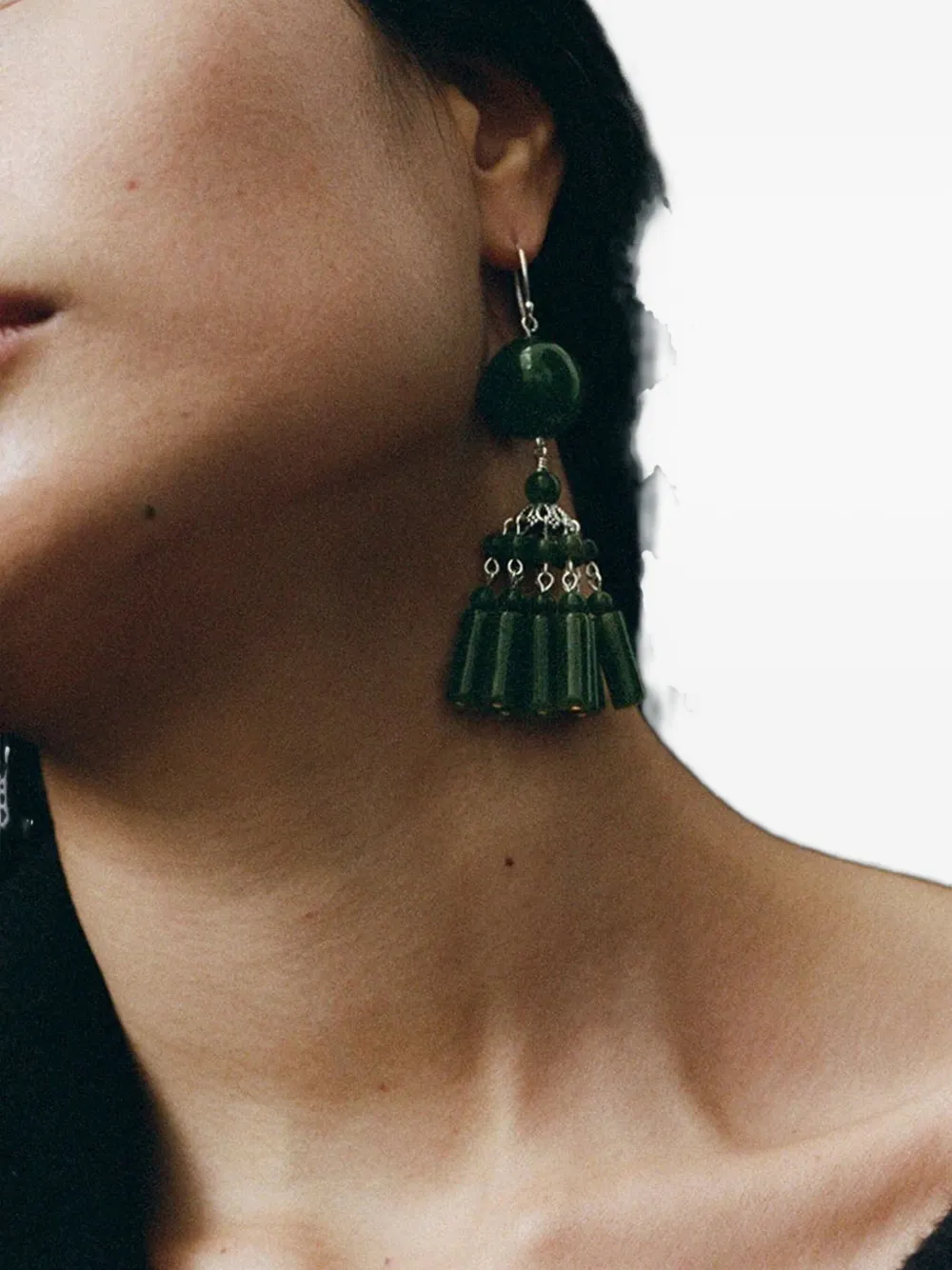 Sophie Buhai Sterling Silver Beaded Necklace In Black