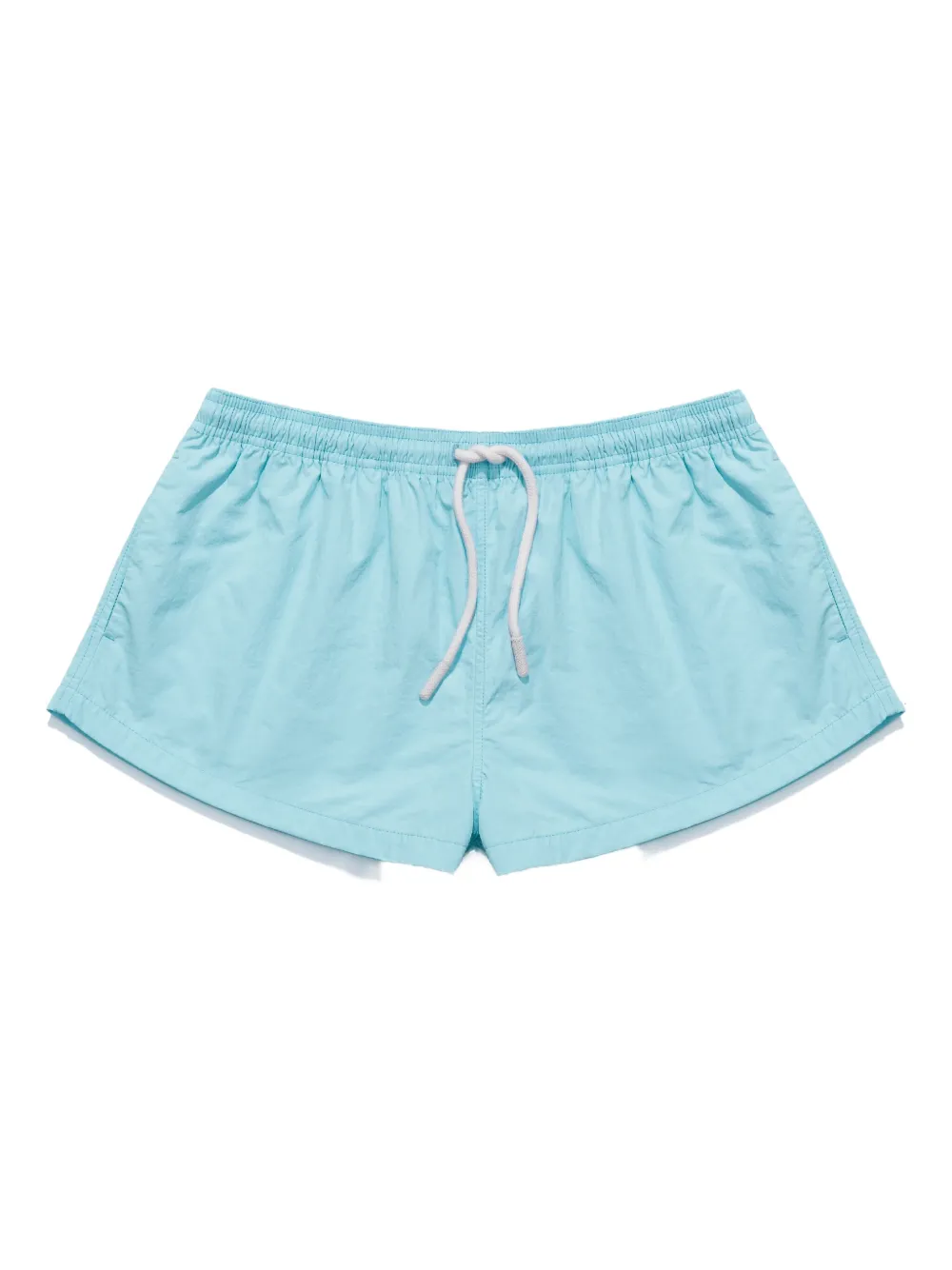 Mainless drawstring beach mini shorts | Blue | Image 1