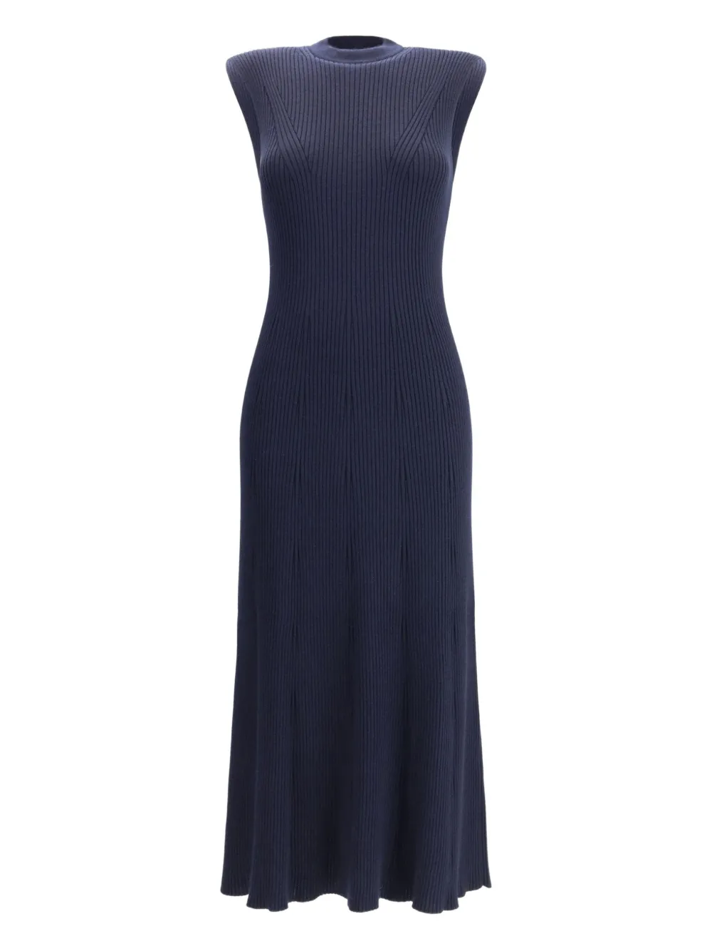 SA SU PHI robe nervurée à design sans manches | bleu | Image 1