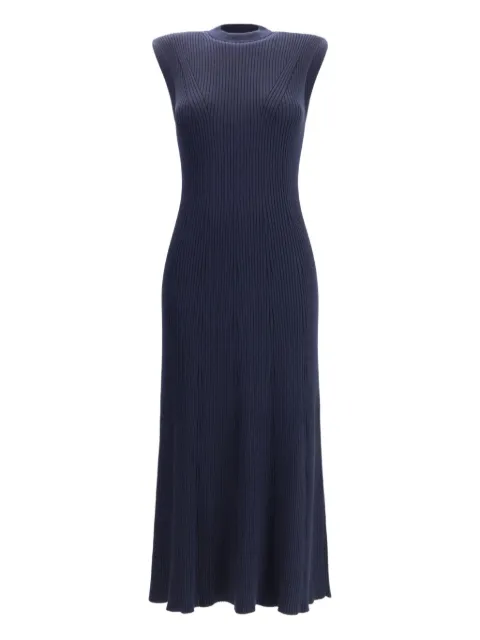 SA SU PHI ribbed-sleeveless midi dress