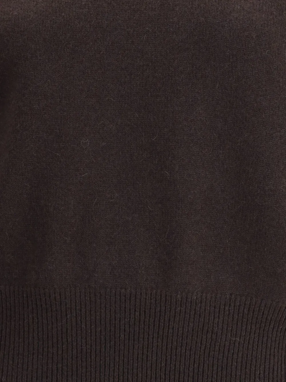 Sa Su Phi Lavinia V Neck Cashmere Sweater In Brown
