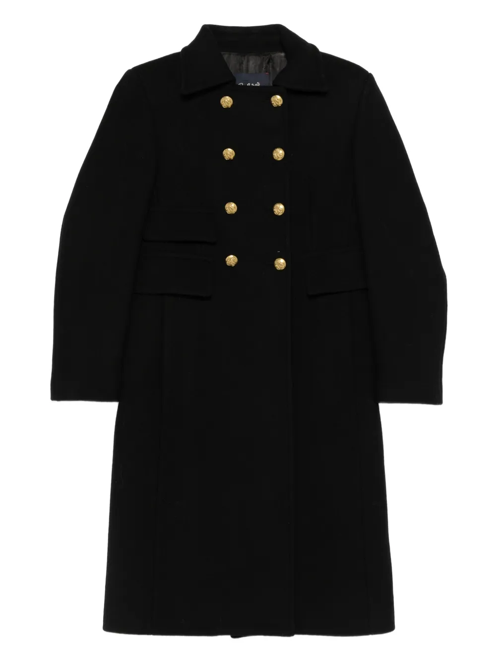 Seafarer abrigo con doble botonadura | negro | Image 1