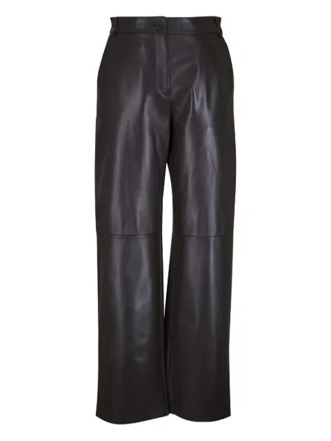 Antonelli Perlage leather straight-leg trousers