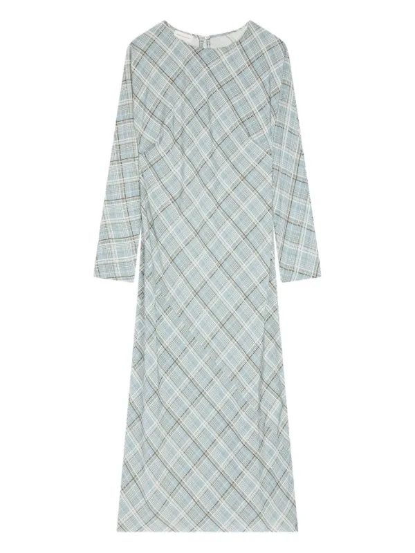 DRIES VAN NOTEN Plaid Midi Dress | Green | FARFETCH DRIES VAN NOTEN Plaid Midi Dress | Green | FARFETCH