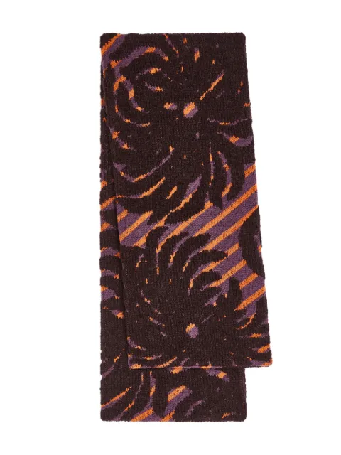 DRIES VAN NOTEN jacquard scarf