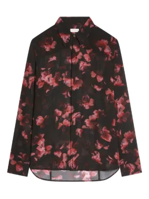 DRIES VAN NOTEN シルクシャツ | ブラック | FARFETCH JP DRIES VAN NOTEN シルクシャツ | ブラック | FARFETCH JP