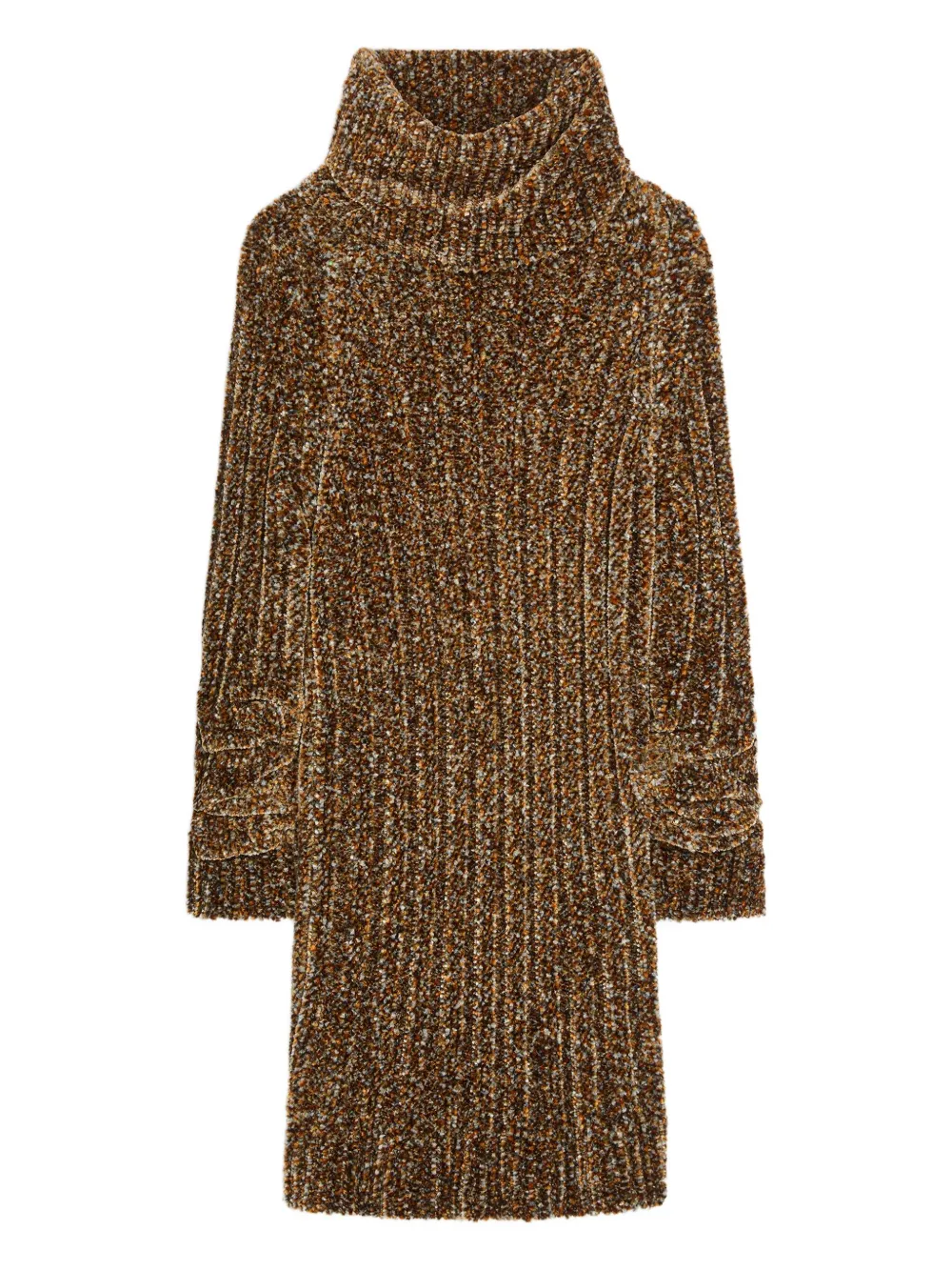 Dries Van Noten Roll-neck Sweater In Brown