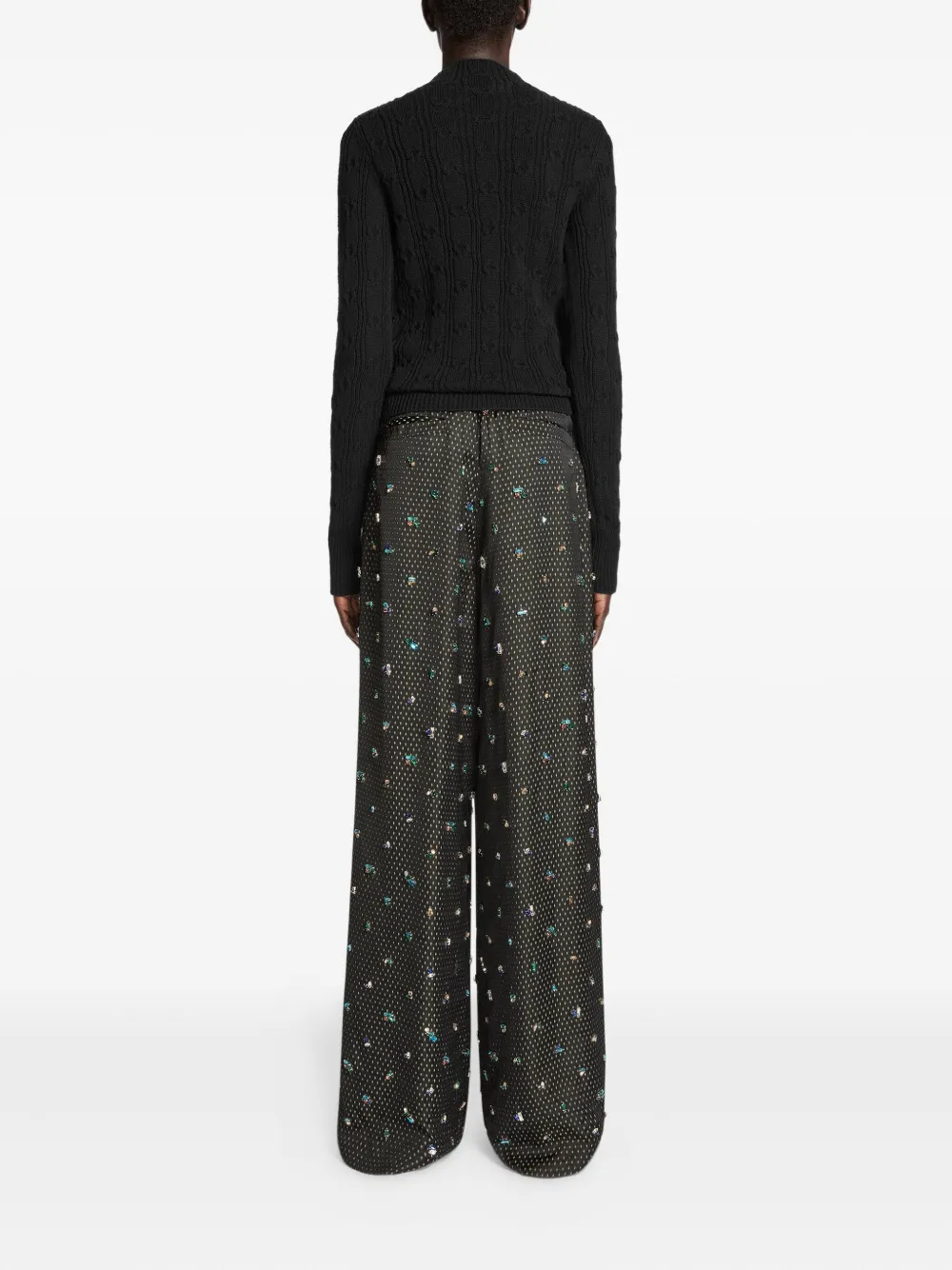 Dries Van Noten Wool Sweater In Black
