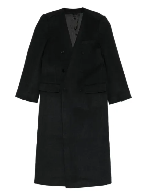 ALAINPAUL veste sans col à boutonnière croisée