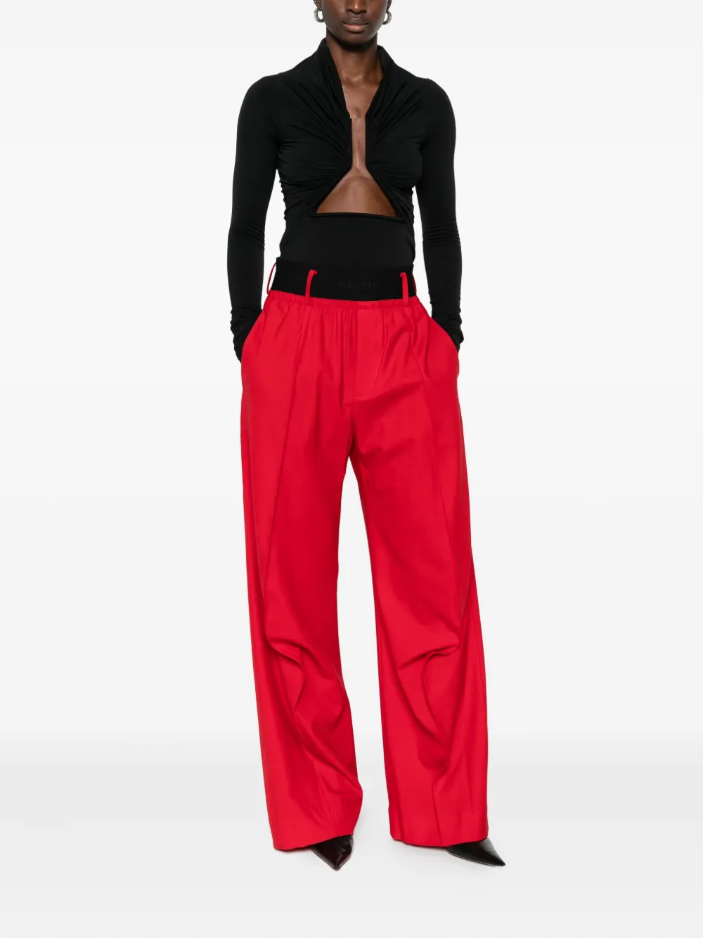 ALAINPAUL pantalones con pinzas | Pantalones palazzo | Image 2