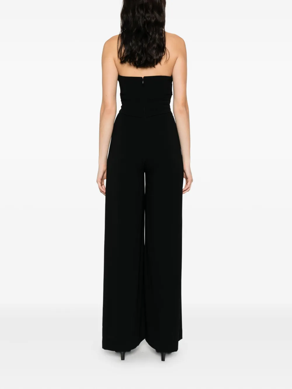 Talbot Runhof Jumpsuit met halternek Zwart