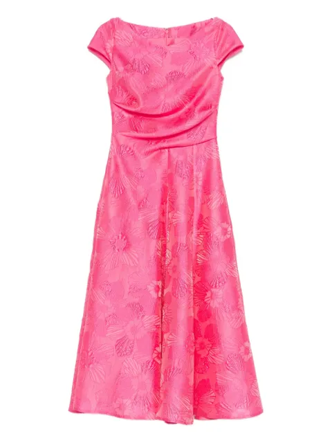 Talbot Runhof vestido con bordado floral