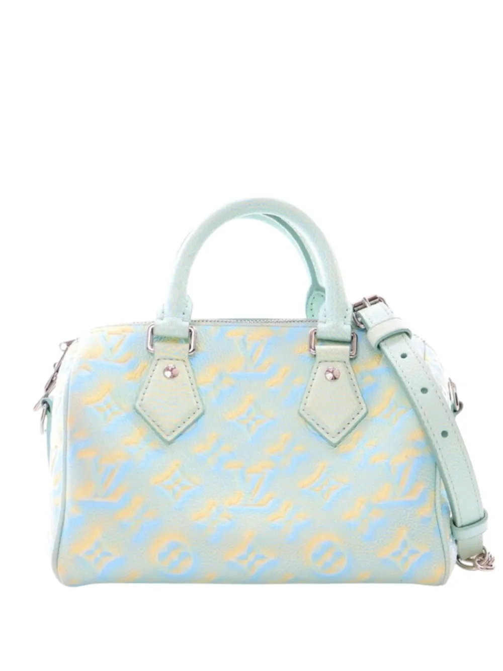 Louis Vuitton Pre-Owned 2021-2025 Monogram Empreinte Summer Stardust Speedy Bandouliere 20 satchel - Blau