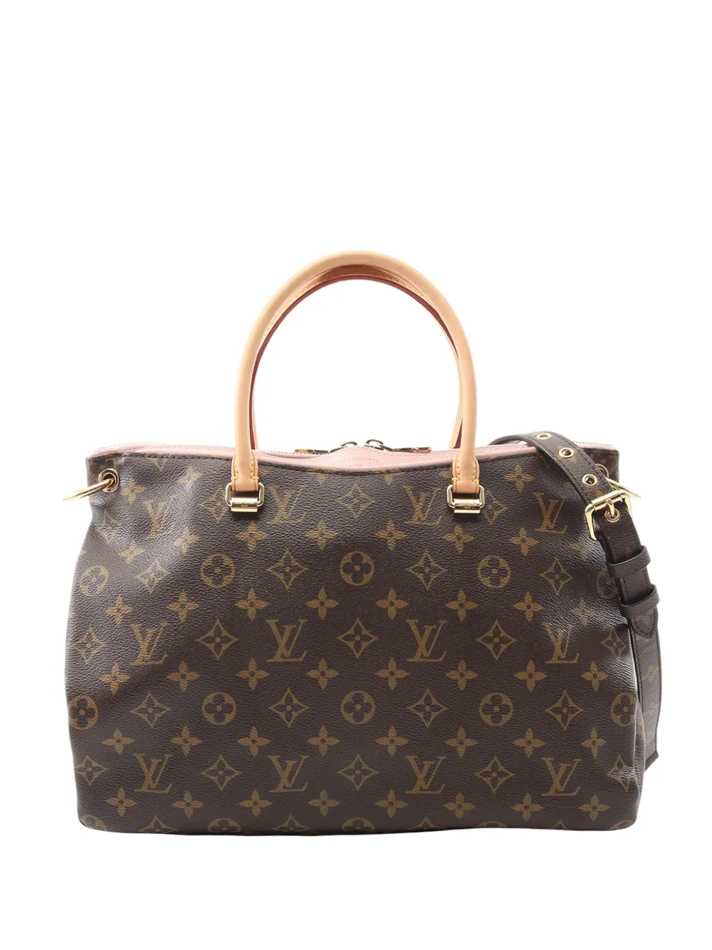 Louis Vuitton Pre-Owned 2015 モノグラム パラス MM サッチェルバッグ - ブラウン Louis Vuitton Pre-Owned 2015 モノグラム パラス MM サッチェルバッグ - ブラウン
