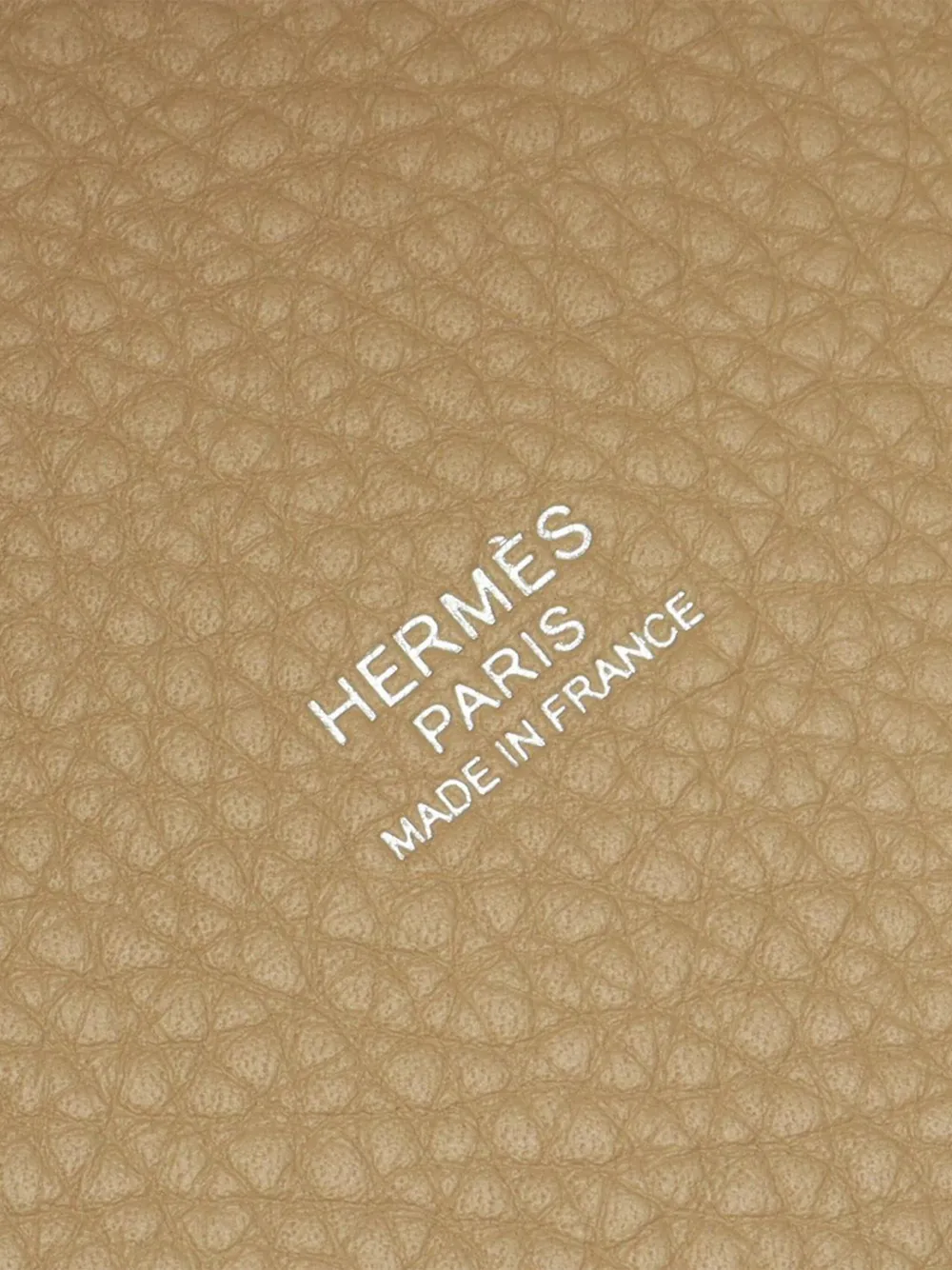 Pre-owned Hermes 2025 Clemence Picotin Lock 22 Handbag In Brown