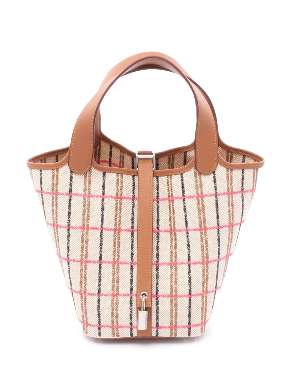 Hermès Pre-Owned 2024 Couverture Lignes Picotin Lock 18 handbag | Brown | Image 1