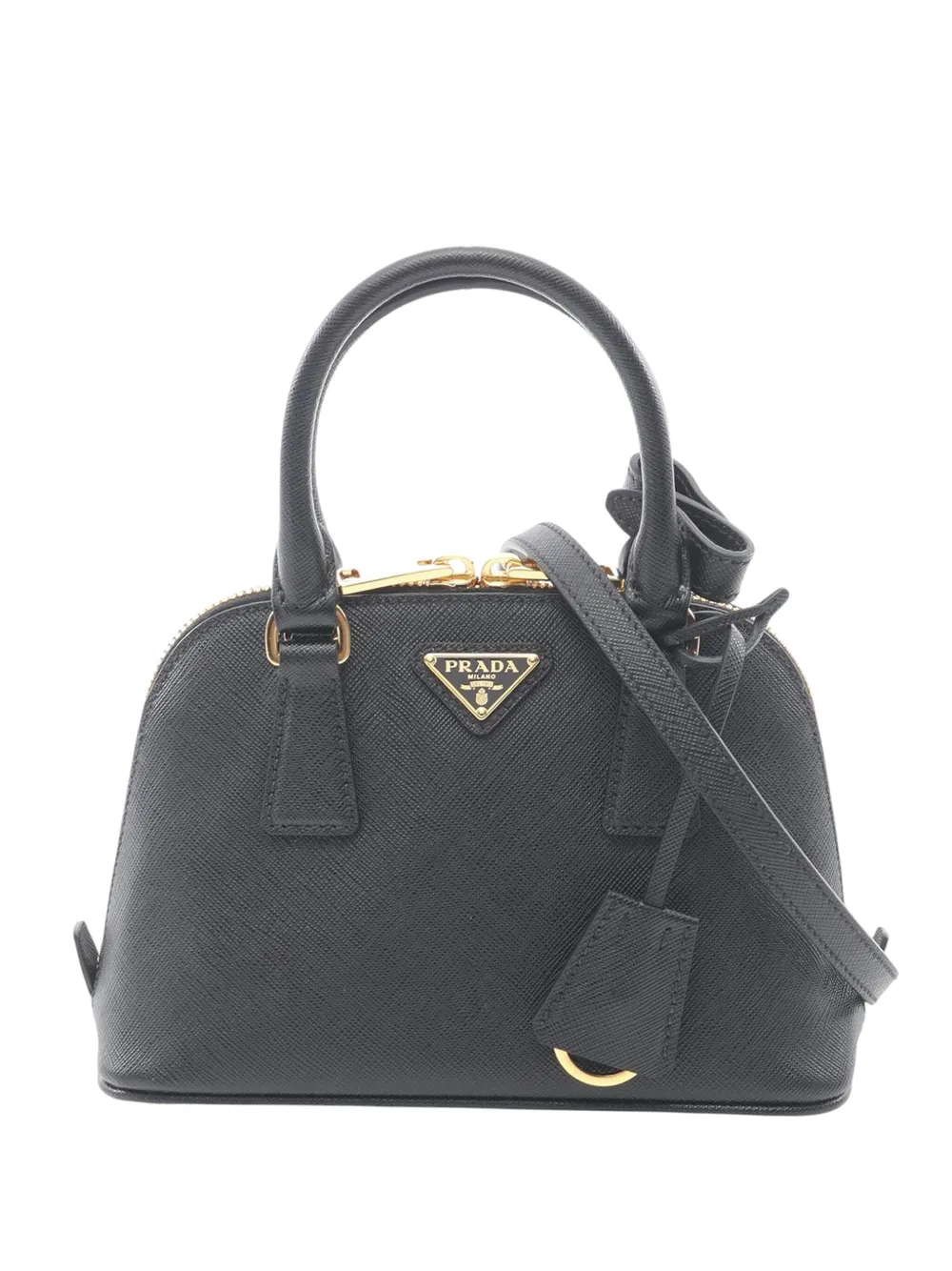 Prada Pre-Owned 2013-2025 Saffiano Lux satchel - ブラック Prada Pre-Owned 2013-2025 Saffiano Lux satchel - ブラック
