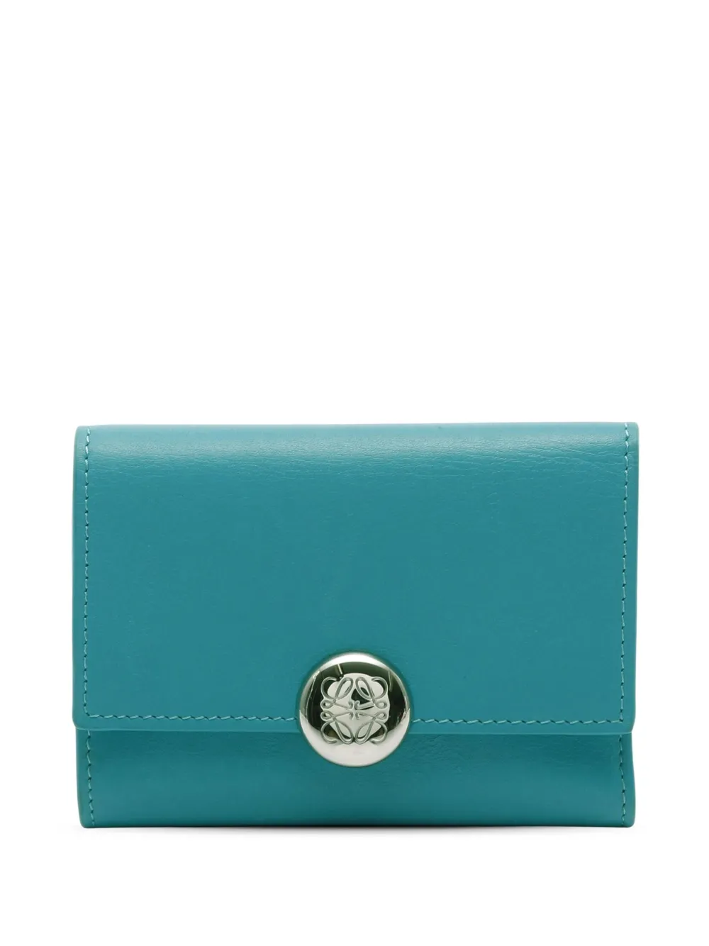 Loewe Pre-Owned 2010-2025 Pebble Vertical Tri-fold Wallet small Loewe Pre-Owned 2010-2025 Pebble Vertical Tri-fold Wallet small