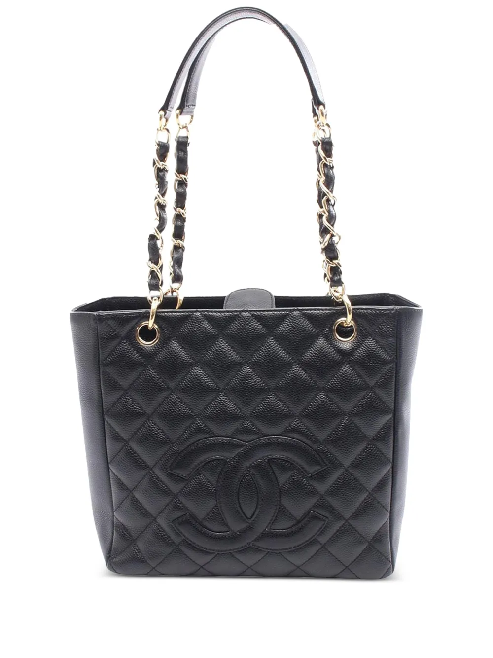 CHANEL Pre-Owned 2006-2008 Grained Calfskin Petit Shopping tote bag - CHANEL Pre-Owned 2006-2008 Grained Calfskin Petit Shopping tote bag -
