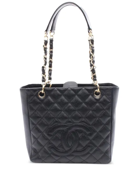 CHANEL Pre-Owned 2006-2008 Grained Calfskin Petit Shopping tote bag