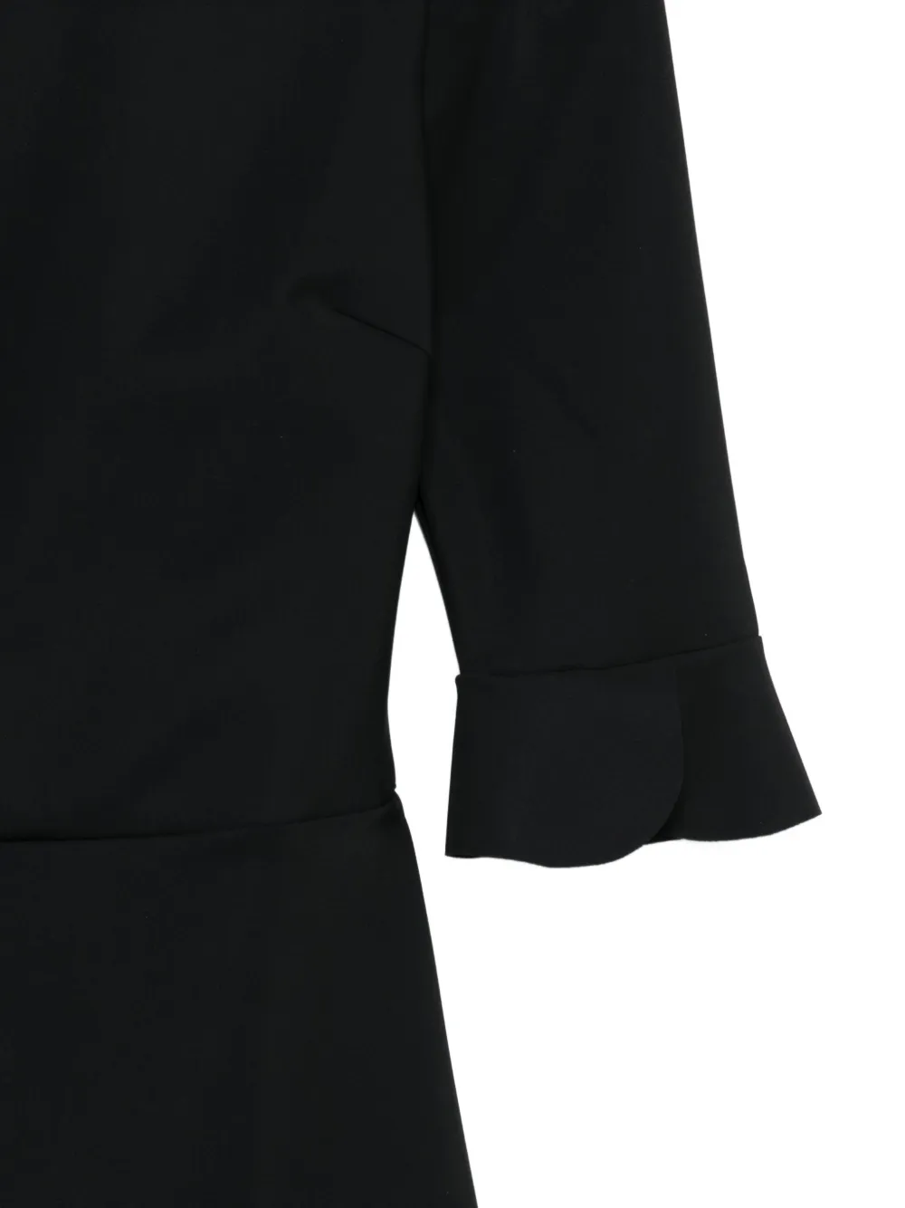 Chiara Boni La Petite Robe Boat Neck Blouse In Black