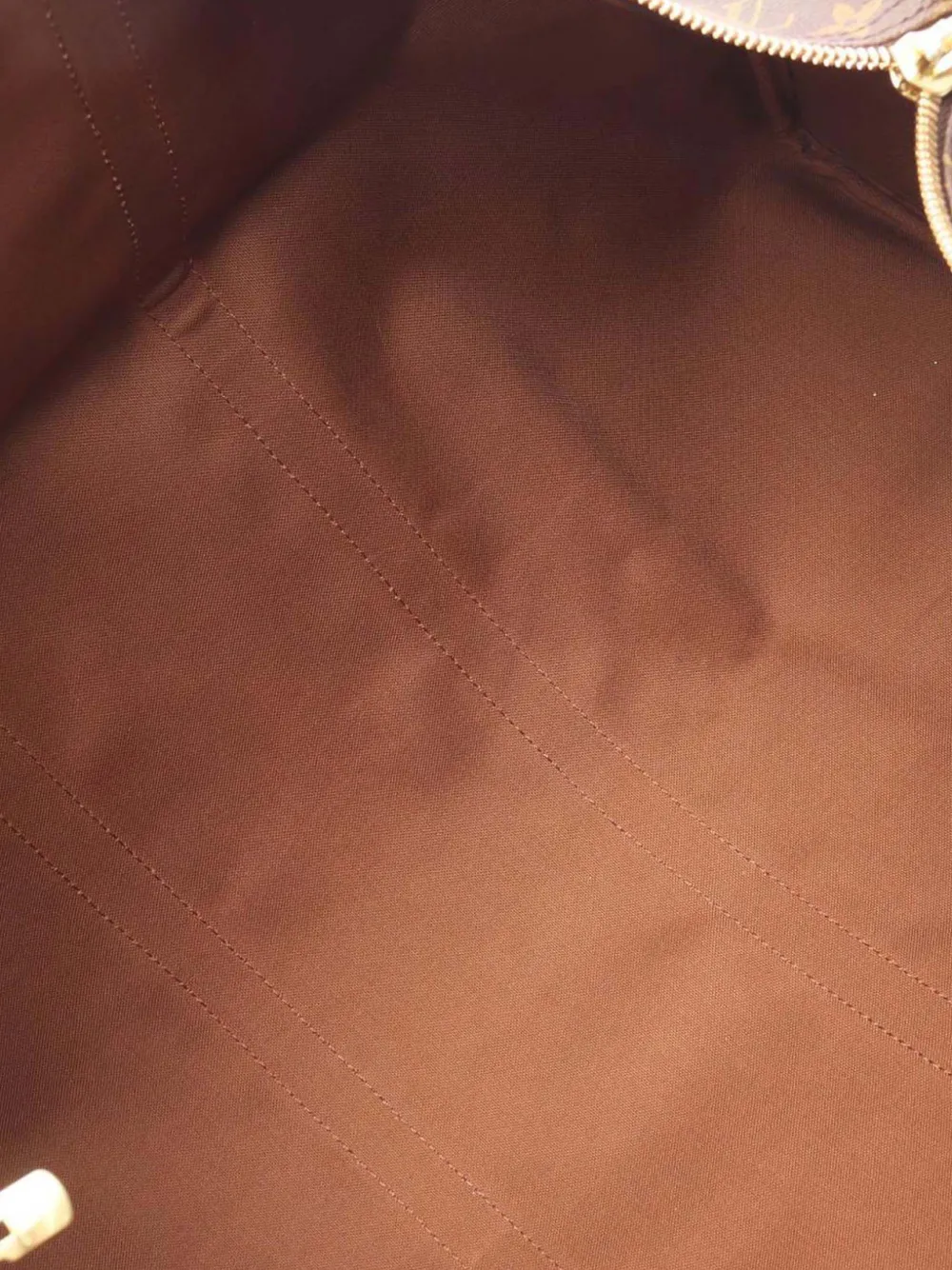 Pre-owned Louis Vuitton 2001 Monogram Keepall 55 Travel Bag In Brown
