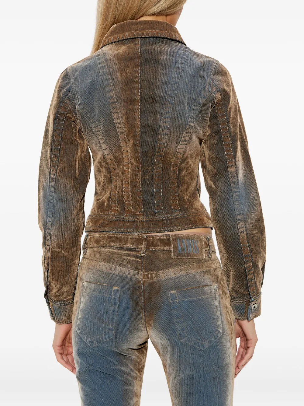 Knwls Zip Pocket Jacket In Brown