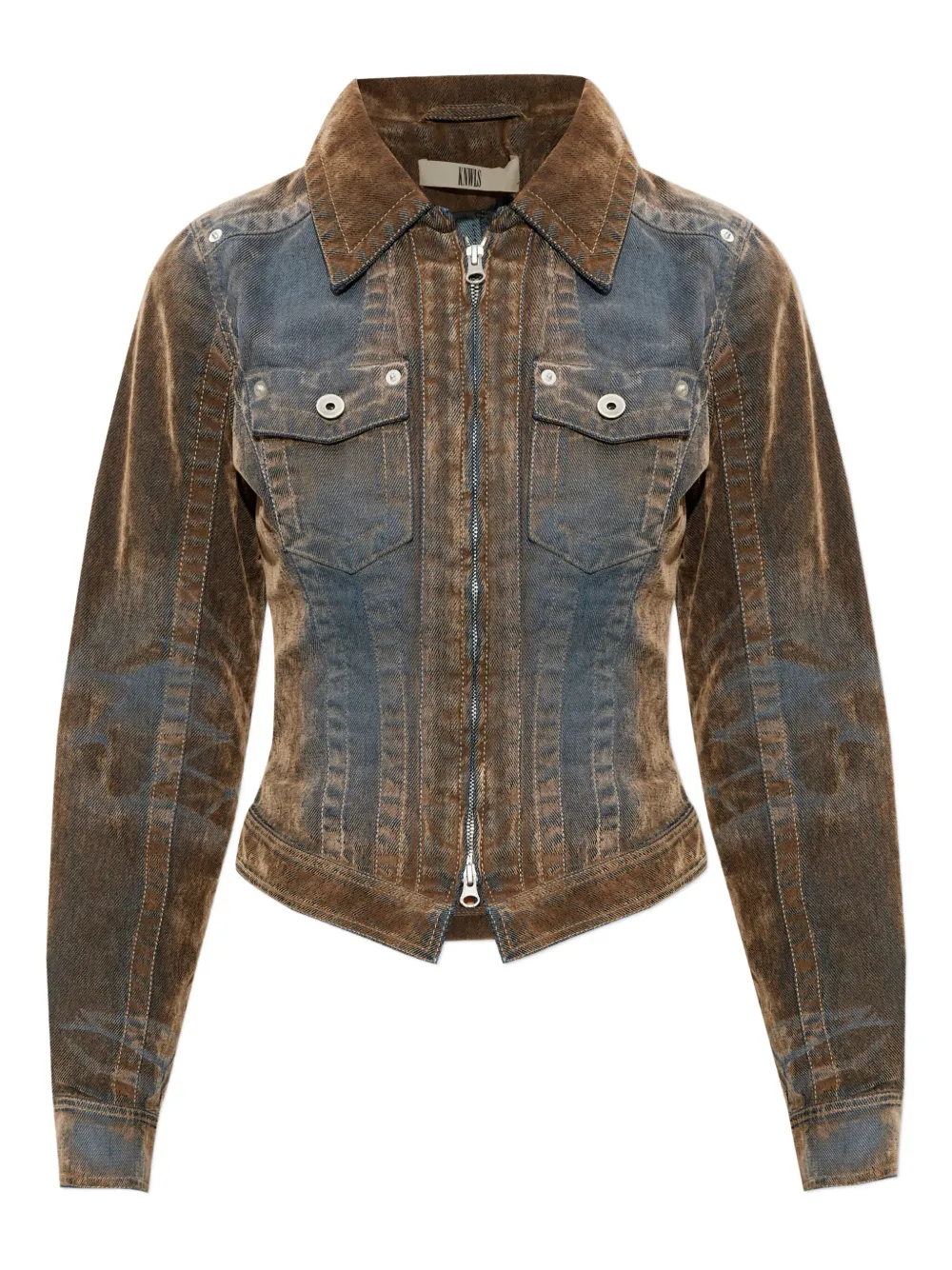 KNWLS Zip Pocket Jacket | Brown | Image 1