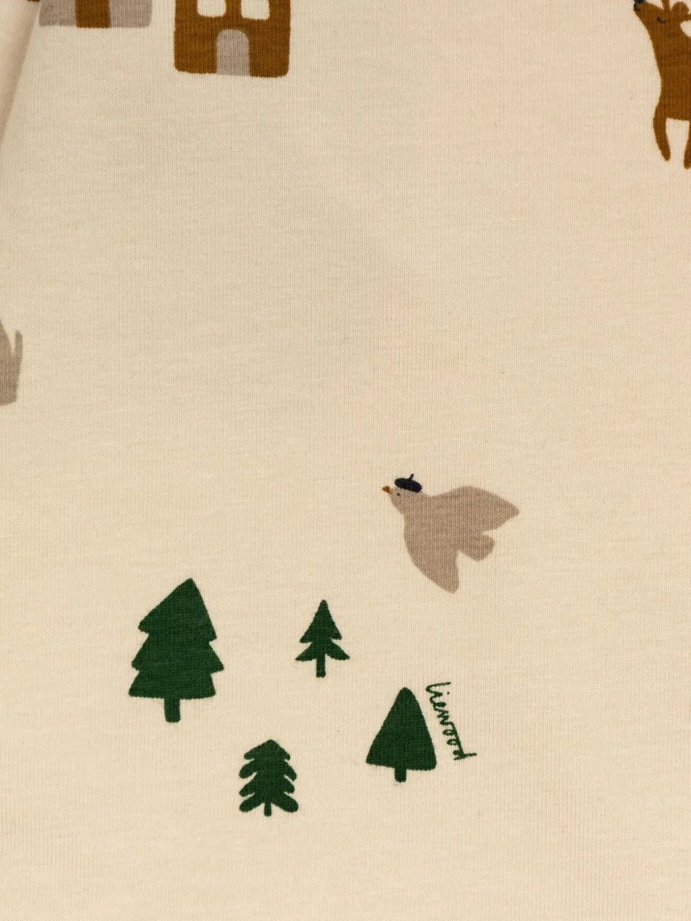 Liewood Printed Pajamas In Neutral