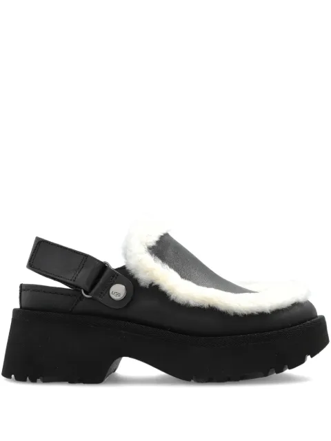UGG 51mm Esmee fur trim mules