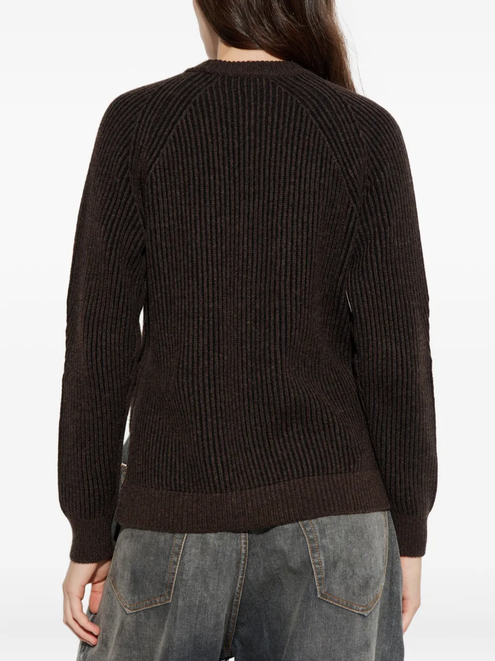 Sease Cashmere Sweater in Brown, view 4