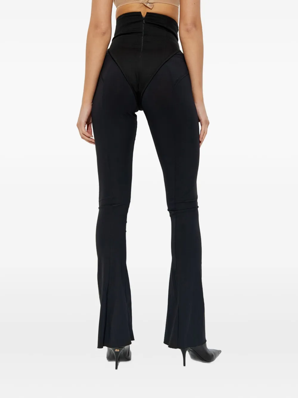 Knwls Scythe Ruched Leggings In Black