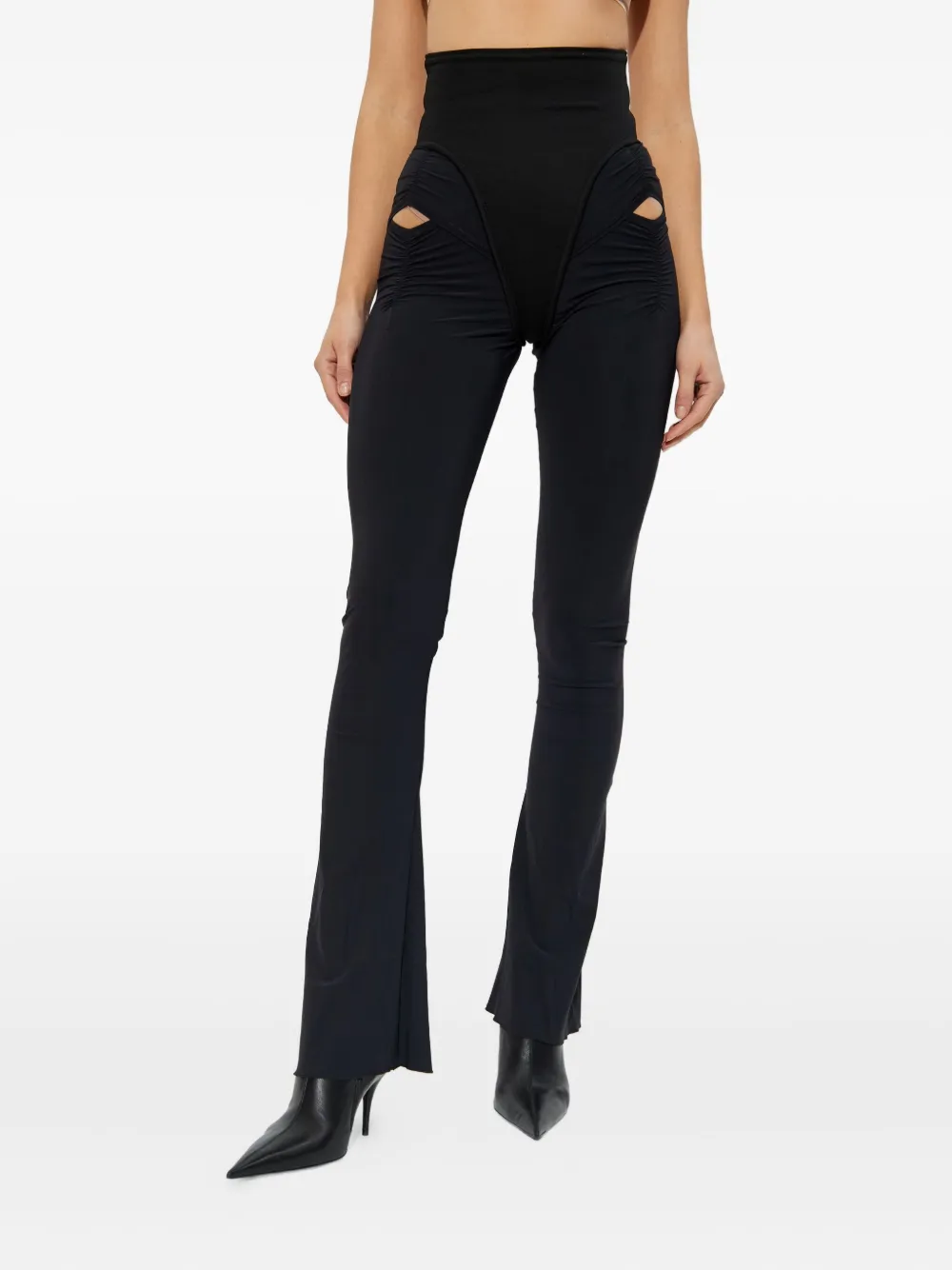 Knwls Scythe Ruched Leggings In Black