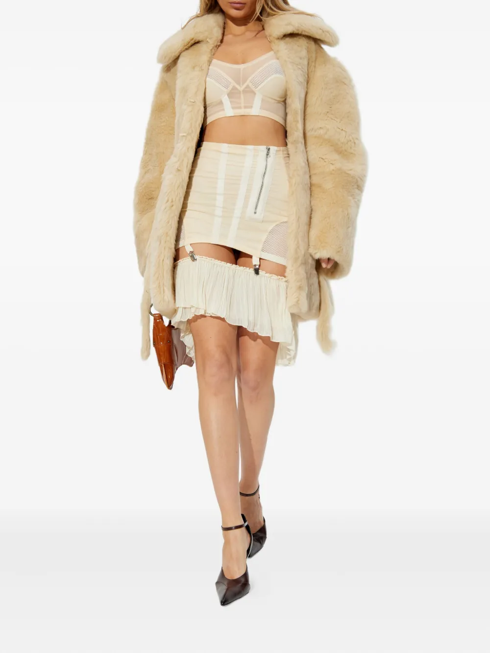 KNWLS Uma panelled mini skirt | Asymmetric & Draped Skirts | Image 2