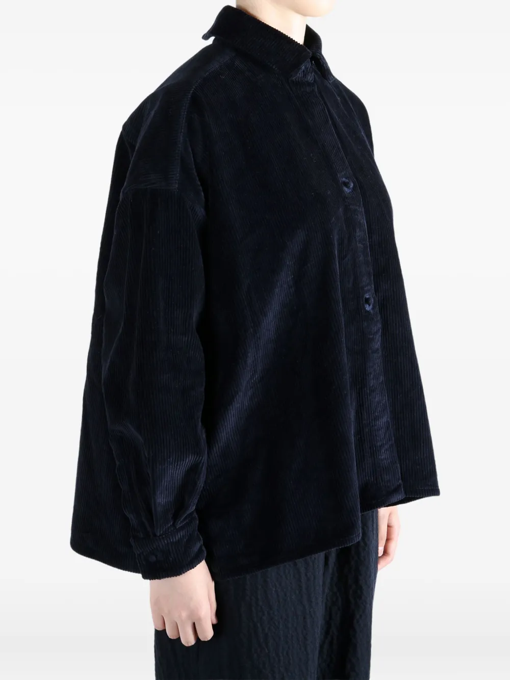 Daniela Gregis Corduroy Shirt In Blue