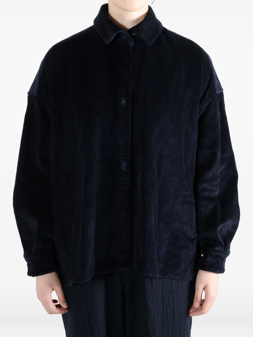 Daniela Gregis Corduroy Shirt In Blue