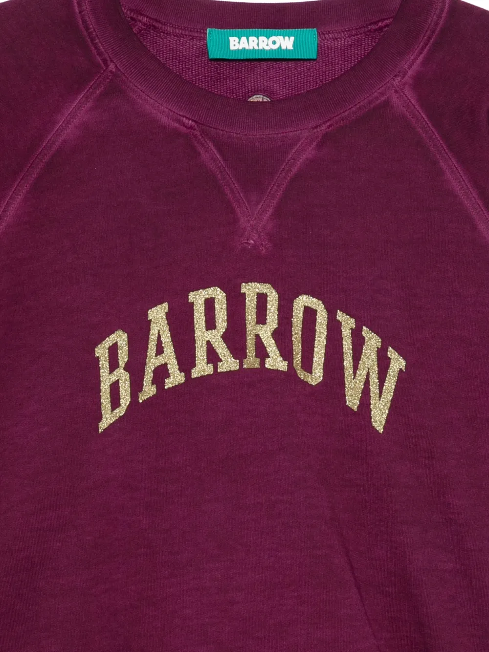 Barrow Logo-print Sweatshirt In Red