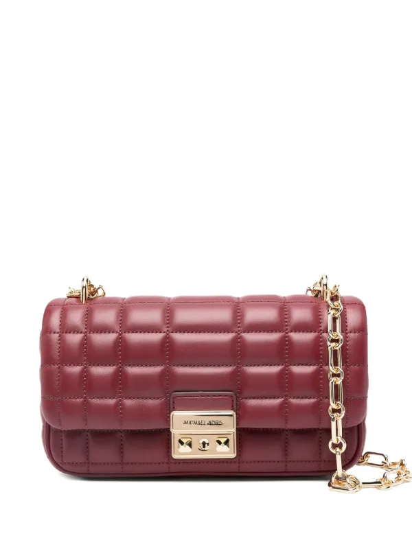 Michael Kors Quilted Shoulder Bag Red FARFETCH JO