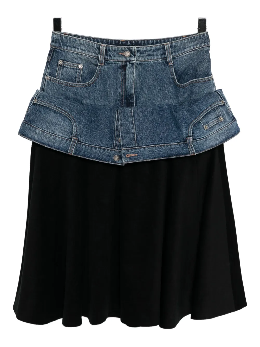 Juunj Layered-design Skirt In Blue