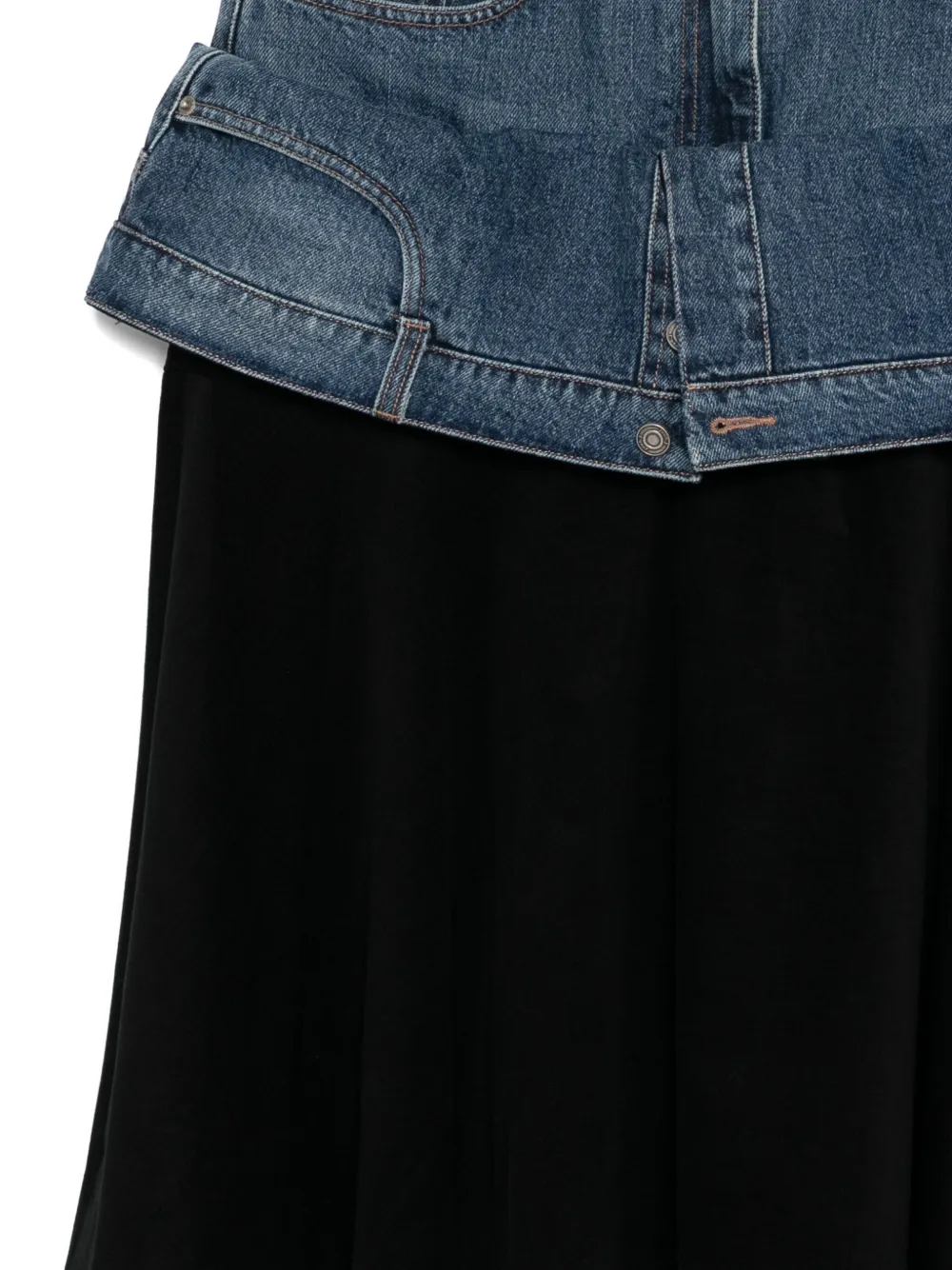 Juunj Layered-design Skirt In Blue