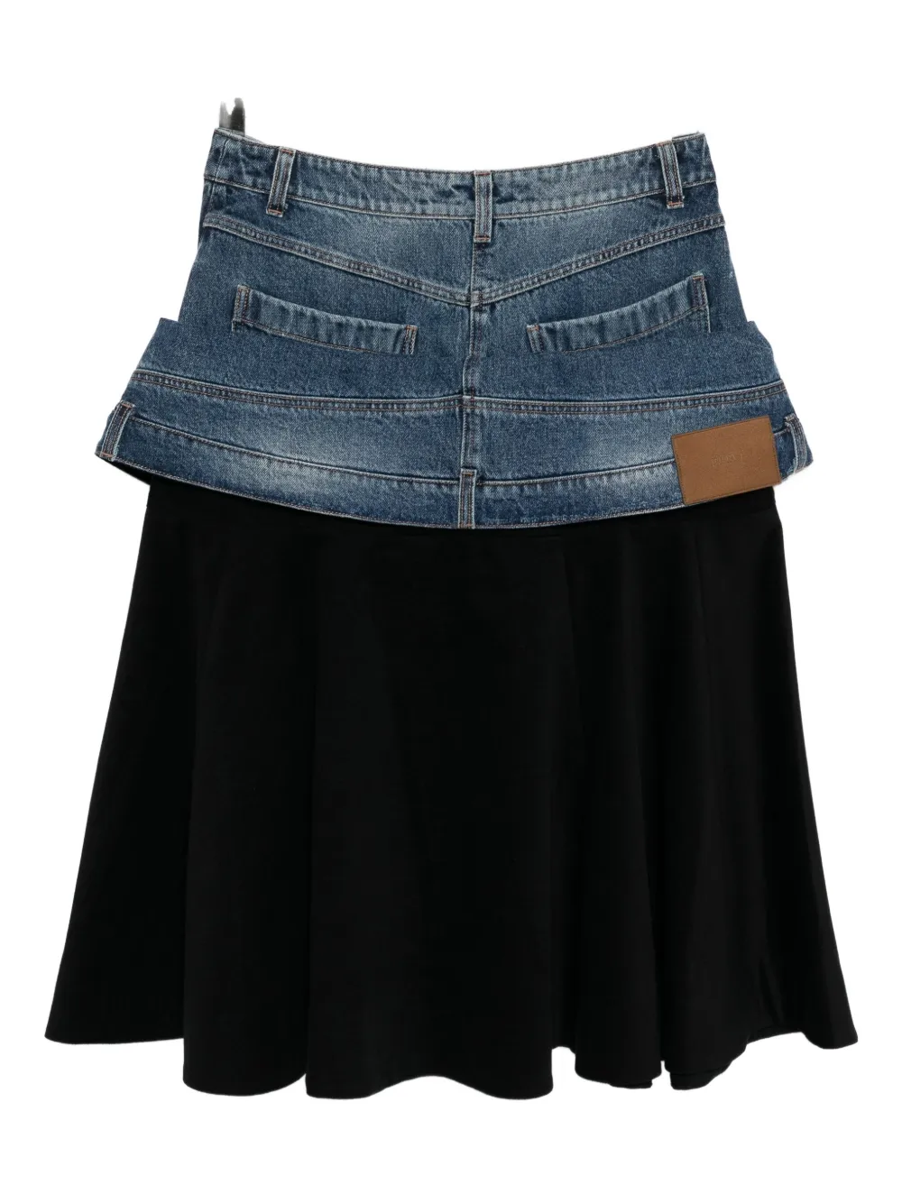 Juunj Layered-design Skirt In Blue
