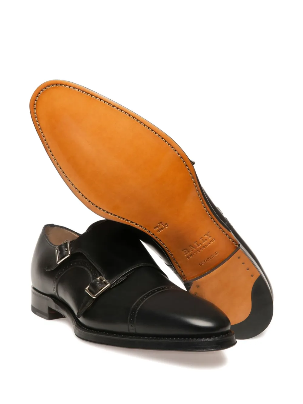 Bally Scardino leren gespschoenen - Zwart