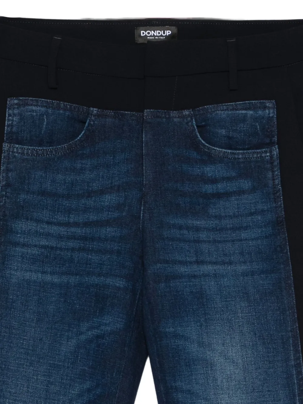 DONDUP Jeans met vlakken Blauw
