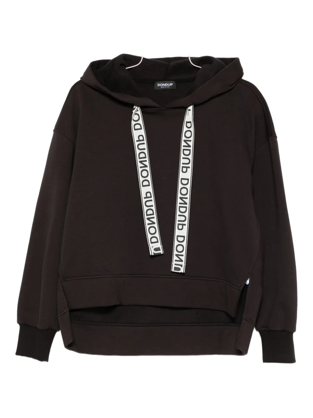 DONDUP sudadera con capucha y franja del logo | negro | Image 1